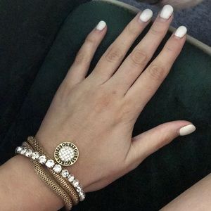 Gold wrap GUESS bracelets NWOT